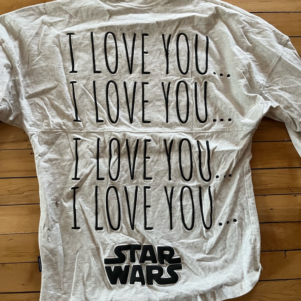 Disney -Star Wars Kids Light Gray Long Sleeve Tee